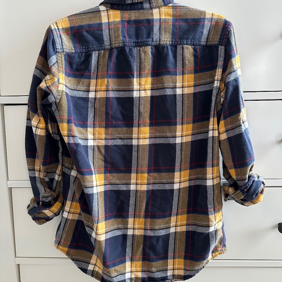 American Eagle Mens Flannel Shirt Small Plaid - Picture 2 of 4